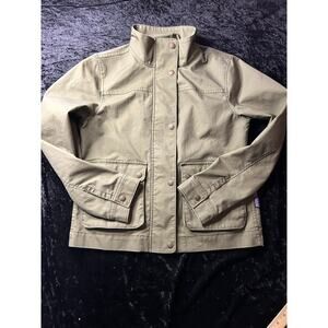 Patagonia Women’s Prairie Dusk Jacket In Fatigue Green Size S Barn Car Chorr
